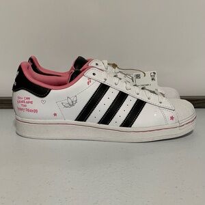 Adidas Originals Hello Kitty x Superstar J 'Kurumi' Sneaker Shoes-Size 7 New